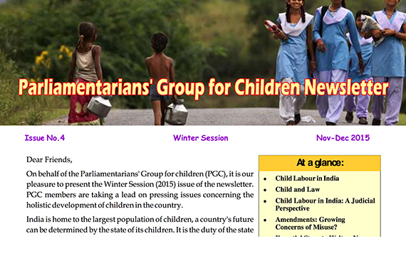 PGC Newsletter, Issue No.4, Winter Session, 2015